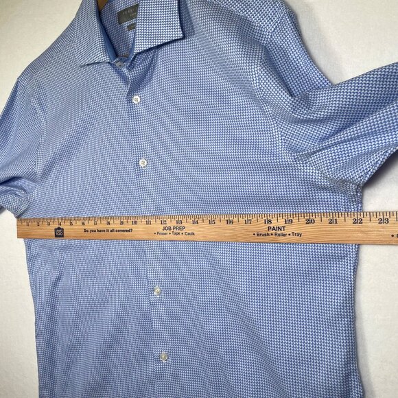 Perry Ellis Premium Slim Fit Printed Button Up Shirt Size 16 1/2 34/35 - Picture 5 of 8